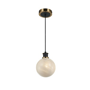 Gem - 1 Light Pendant-8 Inches Tall and 6 Inches Wide - 1337371