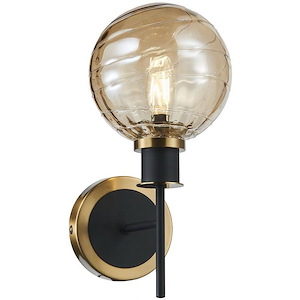 Gem - 1 Light Wall Sconce-12 Inches Tall and 7.9 Inches Wide