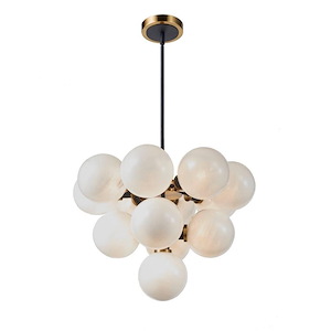 Gem - 13 Light Chandelier-16.75 Inches Tall and 29.5 Inches Wide - 1337374