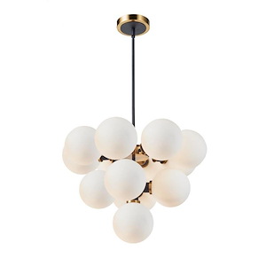 Gem - 13 Light Chandelier-16.75 Inches Tall and 23.22 Inches Wide - 1337375