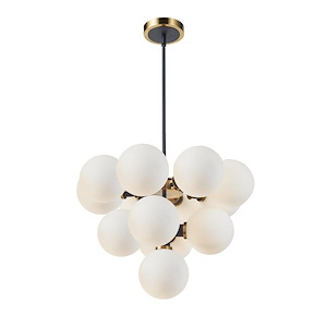 Gem - 13 Light Chandelier-16.75 Inches Tall and 23.22 Inches Wide - 1337375