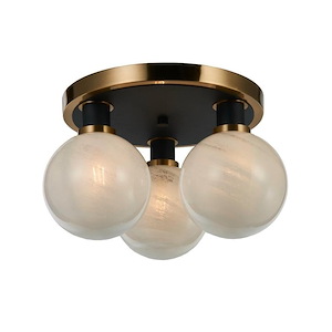 Gem - 3 Light Semi-Flush Mount-8.5 Inches Tall and 14.5 Inches Wide