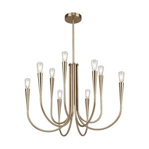 Bronte - 9 Light Chandelier-19 Inches Tall and 25.25 Inches Wide