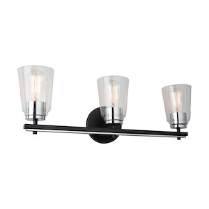 Essex - 3 Light Bath Vanity-8.25 Inches Tall and 5 Inches Wide