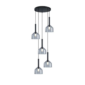 Kali - 5 Light Chandelier-14.25 Inches Tall and 22 Inches Wide