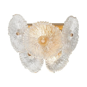 Bloom - 2 Light Wall Sconce-9 Inches Tall and 10.5 Inches Wide