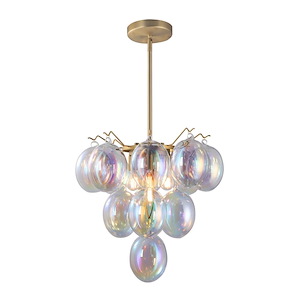 Globo - 5 Light Chandelier-18 Inches Tall and 18 Inches Wide