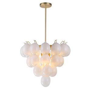 Globo - 9 Light Chandelier-24.75 Inches Tall and 25 Inches Wide - 1337418