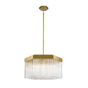 Emma - 7 Light Chandelier-11.32 Inch Tall and 20.9 Inch Wide - 1367113