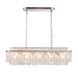 Avara - 10 Light Chandelier-11 Inch Tall and 41.4 Inch Wide - 1399390