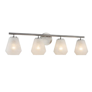 Brooke - 4 Light Bath Vanity-8 Inch Tall and 31.25 Inch Wide