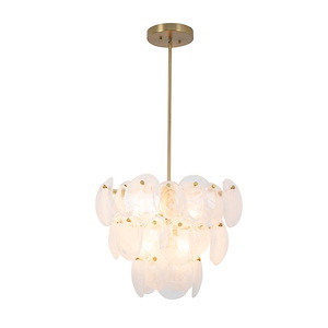 Lily - 8 Light Chandelier-18.23 Inch Tall and 23.58 Inch Wide
