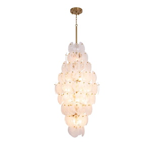 Lily - 15 Light Chandelier-58.19 Inch Tall and 28.03 Inch Wide