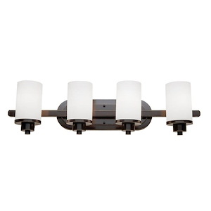 Parkdale-4 Light Bath Vanity-30 Inches Wide by 8 Inches High