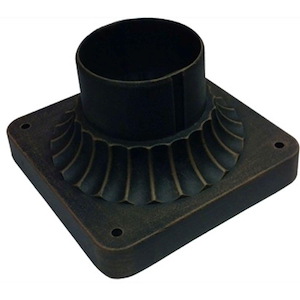 Classico-Outdoor Post Fitter Mount in Traditional Outdoor Style-5.75 Inches Wide by 3.5 Inches High - 184792