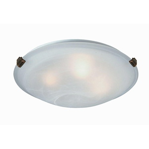 Clip Flush-2 Light Small Flush Mount-12 Inches Wide by 4.5 Inches High - 185436