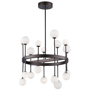 Melrose-72W 18 LED Chandelier in Transitional Style-25 Inches Wide by 25.5 Inches High