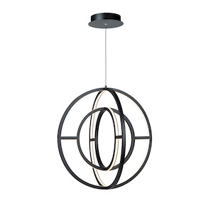 Celestial - 22 Inch 30W 4 LED Orb Chandelier