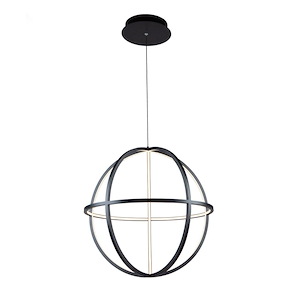 Celestial - 20 Inch 55W 4 LED Orb Chandelier