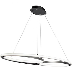 Gemini - 38W LED Pendant In Modern Style-0.8 Inches Tall and 16.5 Inches Wide