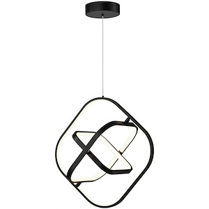 Sienna - 30W LED Square Pendant-18.5 Inches Tall and 13 Inches Wide - 1335563