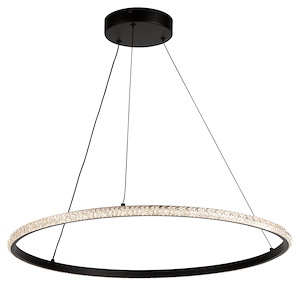 Nova - 30W LED Pendant In Glam Style-0.79 Inches Tall and 23.6 Inches Wide