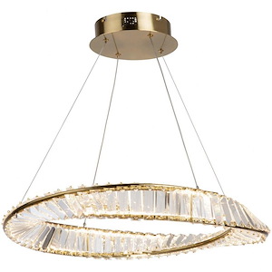 Stella - 40W LED Pendant In Glam Style - 3.14 Inches Tall and 23.75 Inches Wide - 1107626