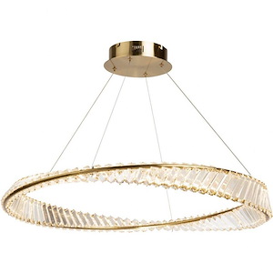 Stella - 50W LED Pendant In Glam Style-3.14 Inches Tall and 31.5 Inches Wide