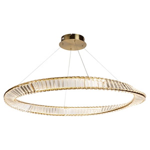 Stella - 65W LED Pendant In Glam Style-3.14 Inches Tall and 39.5 Inches Wide