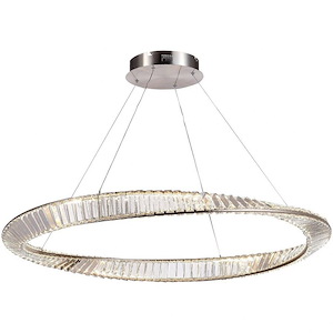 Stella - 65W LED Pendant-3.14 Inches Tall and 39.5 Inches Wide