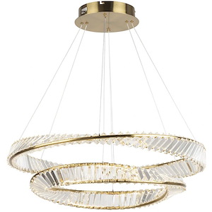 Stella - 88W LED Chandelier-10.3 Inches Tall and 31.5 Inches Wide - 1335570