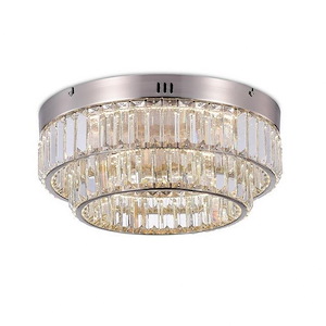 Stella - 24W LED 2-Tier Flush Mount-7.48 Inches Tall and 15.74 Inches Wide