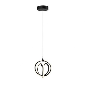Rose - 18W LED Pendant-8 Inches Tall and 6 Inches Wide