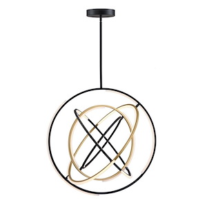 Trilogy - 96W LED Pendant In Modern Style-32 Inches Tall and 32 Inches Wide - 1310780
