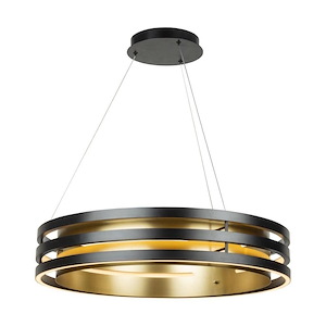 Toledo - 72W 1 LED Chandelier-5 Inches Tall and 25.5 Inches Wide - 1337423