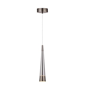 Sunnyvale - 9W 1 LED Pendant-12 Inches Tall and 2.5 Inches Wide