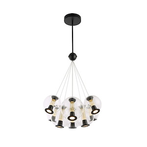 Arlo - 56W 8 LED Chandelier-28 Inches Tall and 25.5 Inches Wide