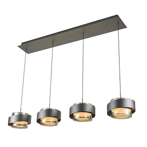 Axis - 40W 4 LED Pendant-8.5 Inch Tall and 45.5 Inch Wide - 1399483