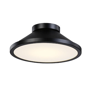Lucida - 16W 1 LED Flush Mount-4.5 Inches Tall and 12 Inches Wide
