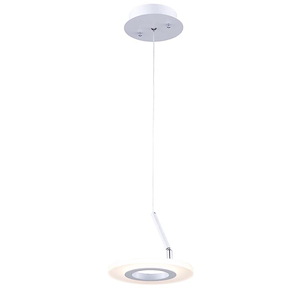 Phoenix-7.7W 1 LED Pendant in Modern Style-8 Inches Wide by 6 Inches High