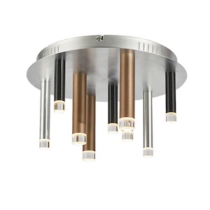 Galiano-36W 9 LED Flush Mount in Modern Style-15.5 Inches Wide by 8.75 Inches High