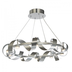 Rolling Hills-30W 10 LED Chandelier in Modern Style-5.51 Inches Wide by 5 Inches High