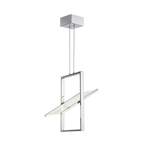 Palo Alto-14W 1 LED Pendant-2.75 Inches Wide by 98 Inches High