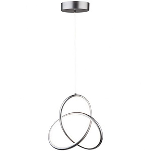 Orion - 15W LED Pendant In Modern Style-2.36 Inches Tall and 11.4 Inches Wide