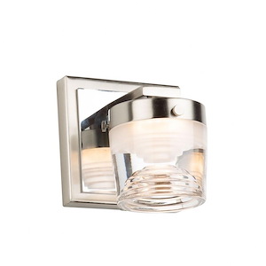 Newbury-6W 1 LED Wall Mount-4.5 Inches Wide by 5 Inches High