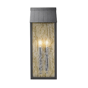 Point - 2 Light Outdoor Wall Mount-21.5 Inch Tall and 8 Inch Wide - 1374797