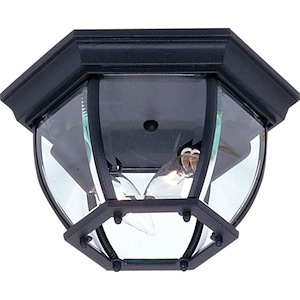 Classico-2 Light Outdoor Flush Mount in Traditional Outdoor Style-10.75 Inches Wide by 6 Inches High