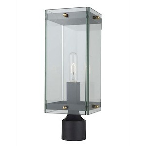Bradgate-1 Light Outdoor Post Mount in Transitional Style-6.75 Inches Wide by 19.25 Inches High