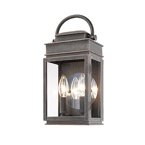 Fulton-2 Light Outdoor Wall Mount in Traditional Style-4.5 Inches Wide by 12.5 Inches High - 725259