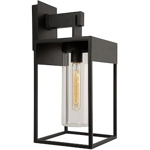 Weybridge - 1 Light Outdoor Wall Mount In Transitional Style-16.76 Inches Tall and 7.1 Inches Wide